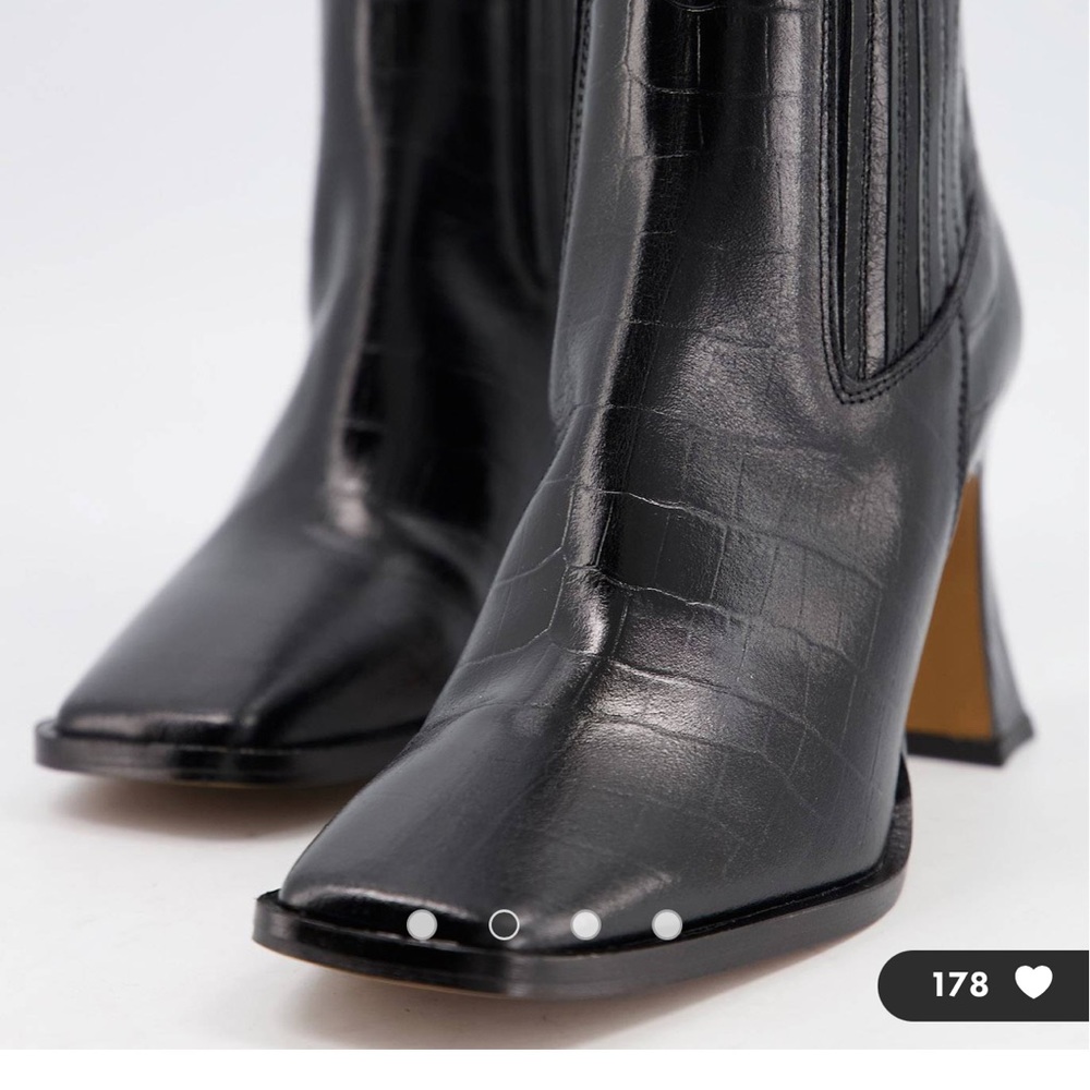 ASOS DESIGN Radius Premium Leather Boots